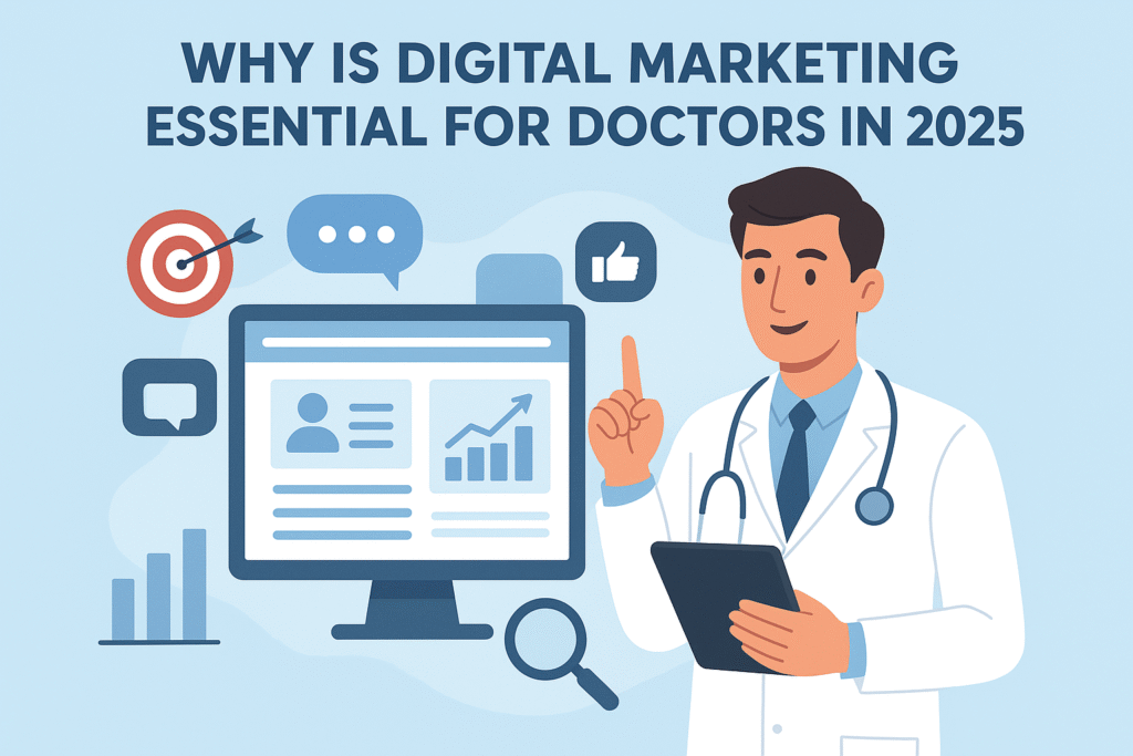 why digital marketing essential for doctor in 2025